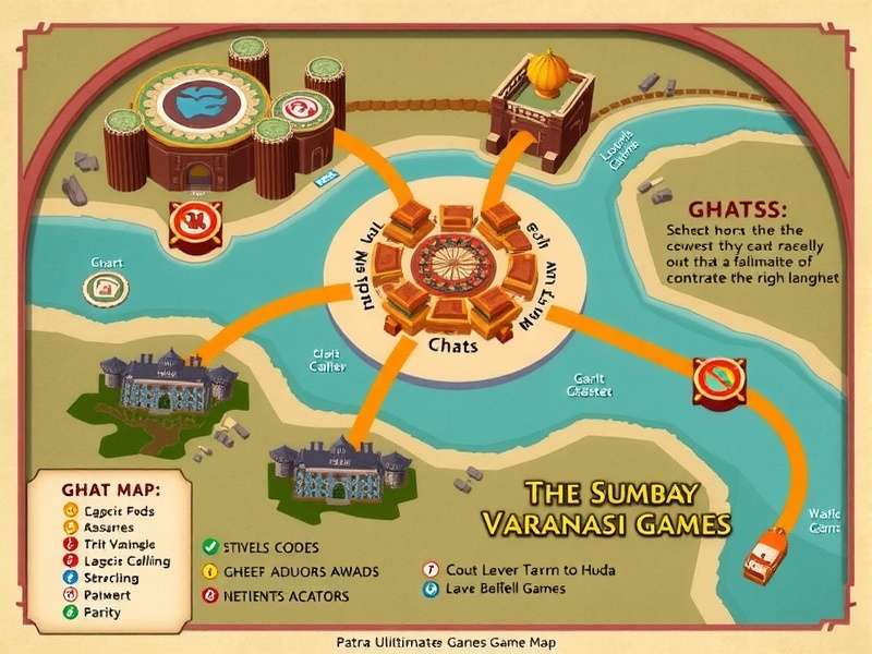 Varanasi Ghats Game Map